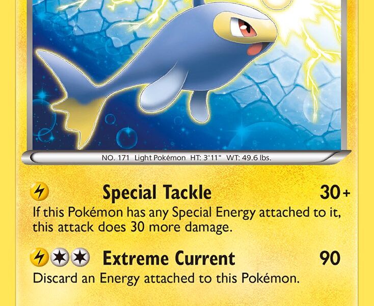 Lanturn Pokemon Kaart