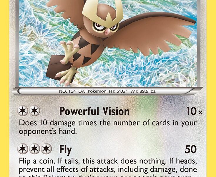 Noctowl Pokemon Kaart