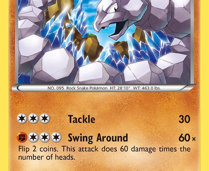 Onix Pokemon Kaart