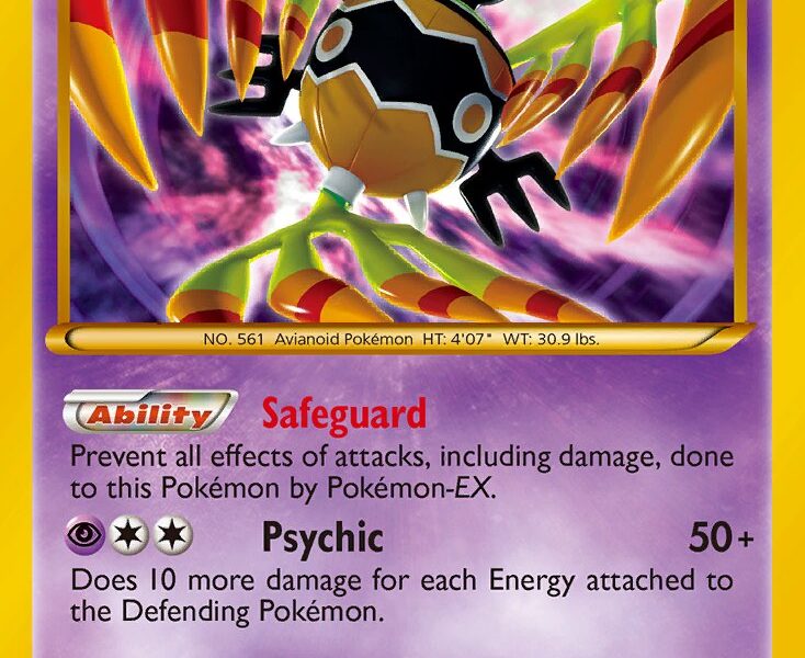 Sigilyph Pokemon Kaart