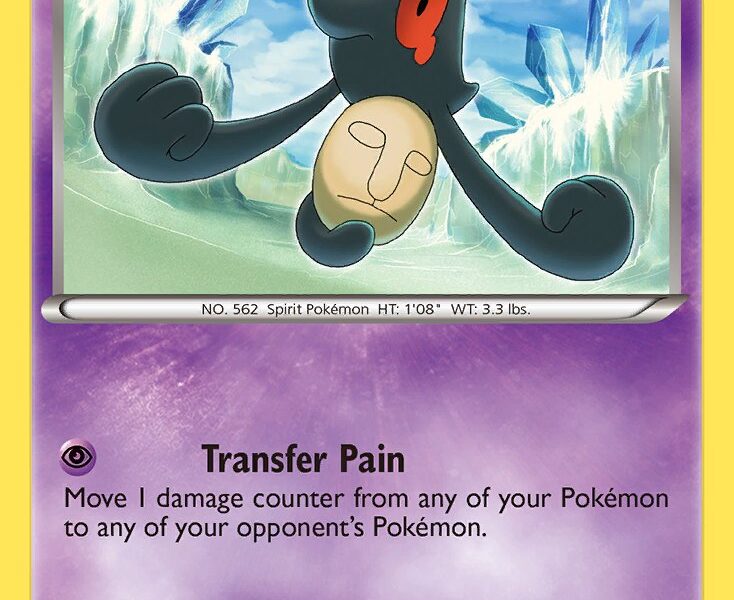 Yamask Pokemon Kaart