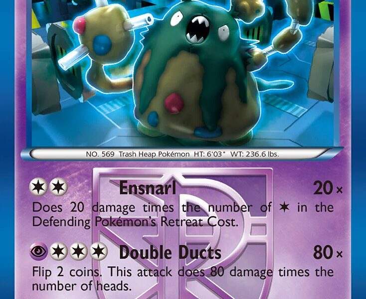Garbodor Pokemon Kaart