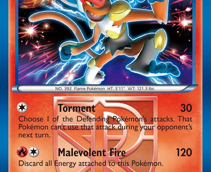 Infernape Pokemon Kaart