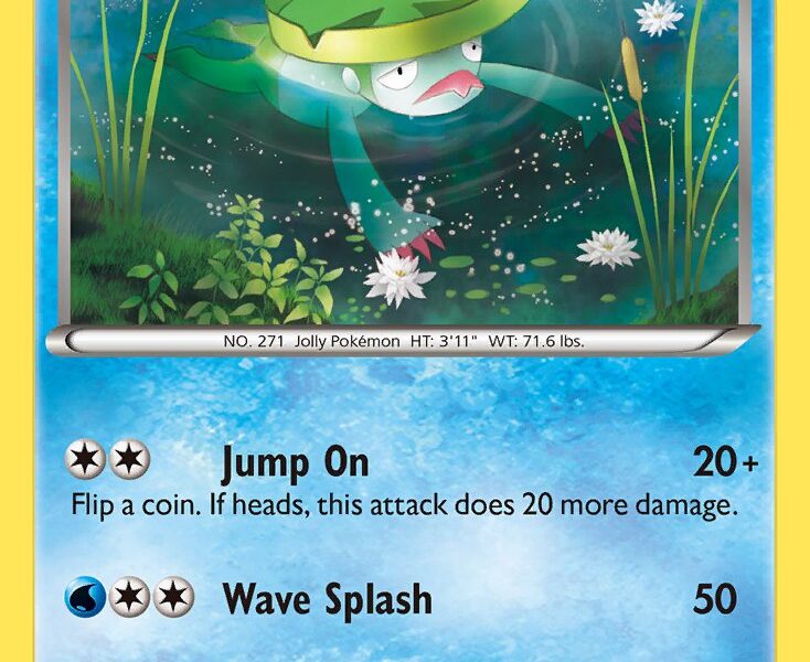 Lombre Pokemon Kaart