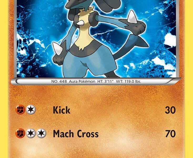 Lucario Pokemon Kaart