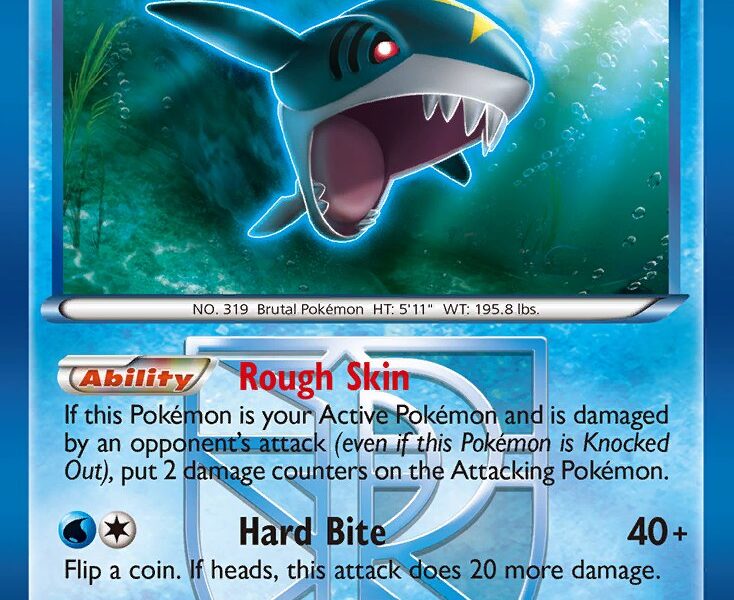 Sharpedo Pokemon Kaart