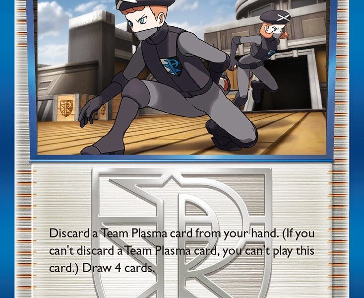 Team Plasma Grunt Pokemon Kaart