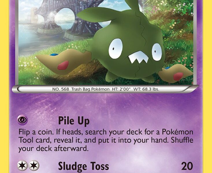 Trubbish Pokemon Kaart