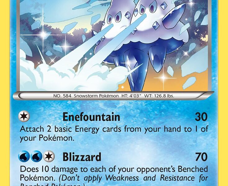 Vanilluxe Pokemon Kaart