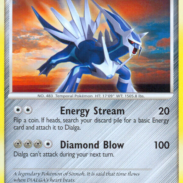 Dialga Pokemon Kaart