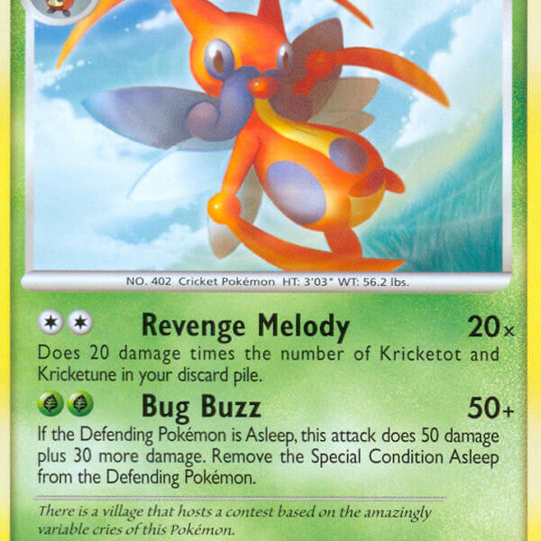 Kricketune Pokemon Kaart
