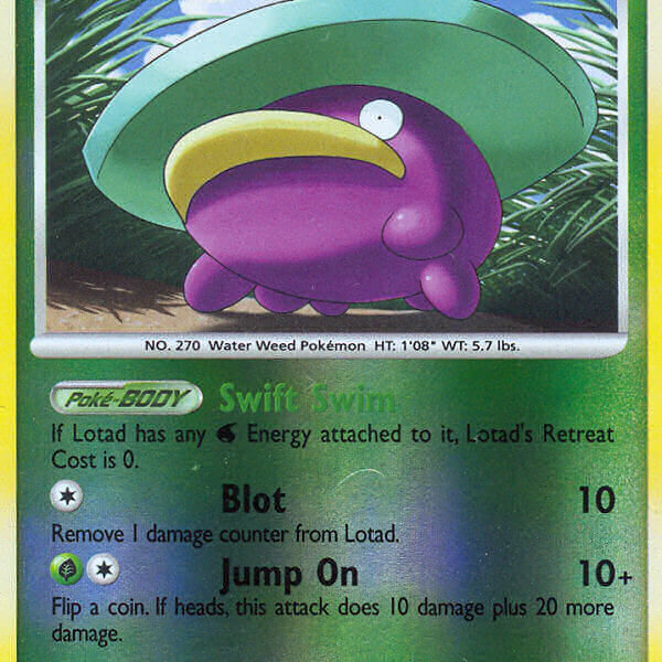 Lotad Pokemon Kaart