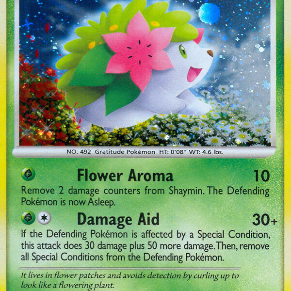 Shaymin Pokemon Kaart