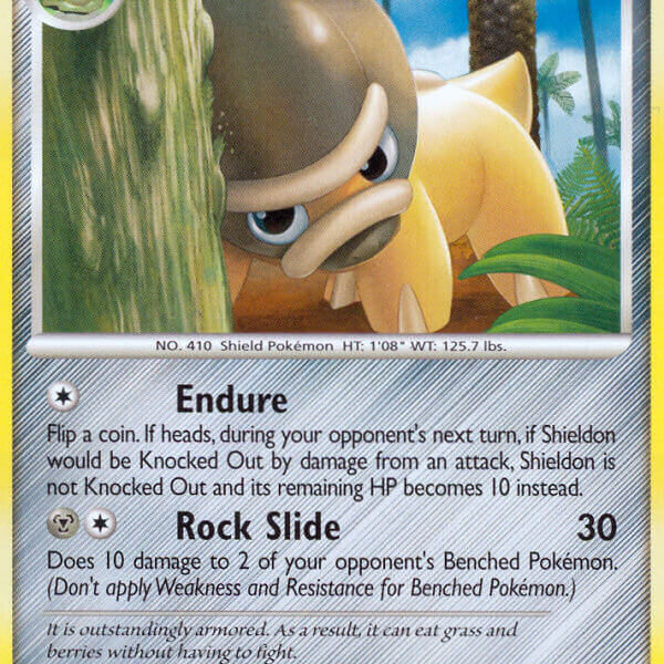 Shieldon Pokemon Kaart