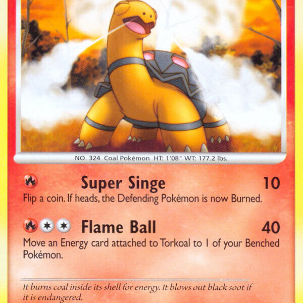Torkoal Pokemon Kaart