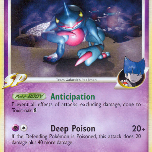 Toxicroak G Pokemon Kaart