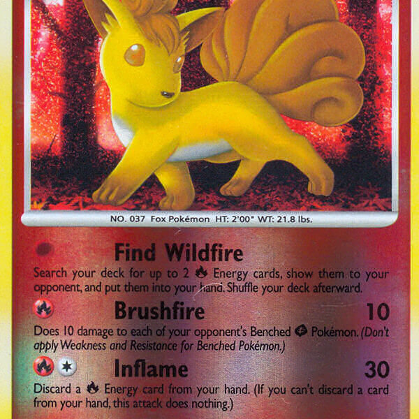 Vulpix Pokemon Kaart