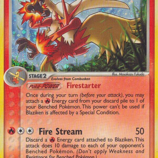 Blaziken Pokemon Kaart