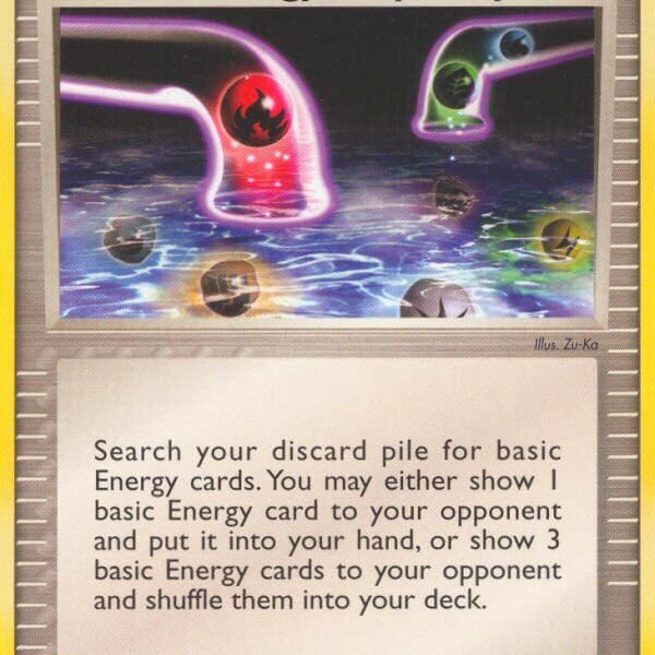 Energy Recycle System Pokemon Kaart