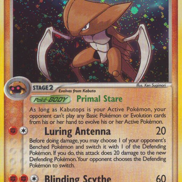 Kabutops Pokemon Kaart