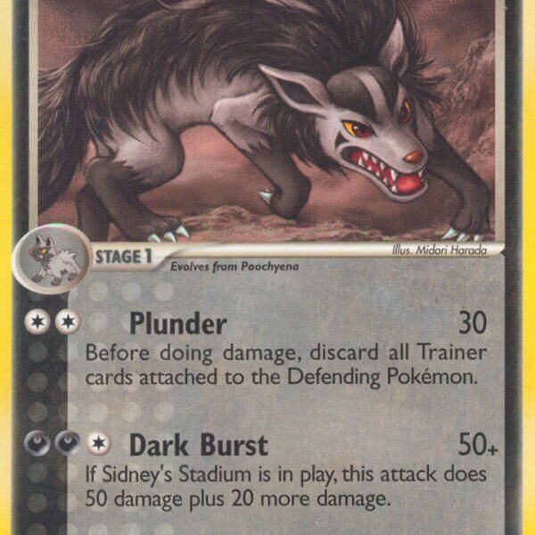 Mightyena Pokemon Kaart
