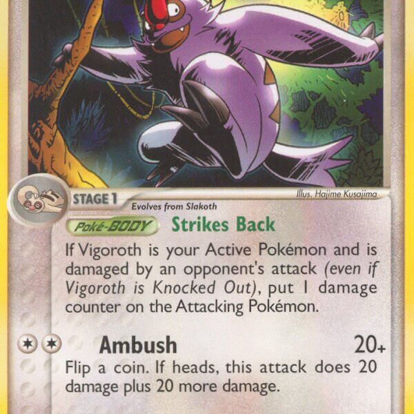 Vigoroth Pokemon Kaart