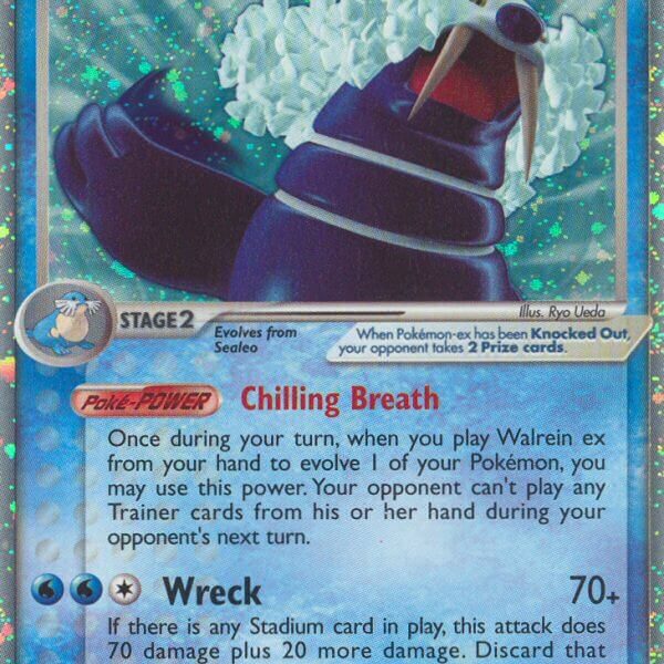 Walrein ex Pokemon Kaart