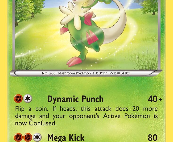 Breloom Pokemon Kaart