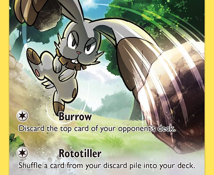 Bunnelby Pokemon Kaart