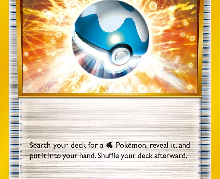 Dive Ball Pokemon Kaart