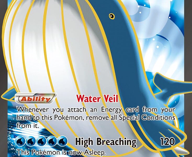 Wailord-EX Pokemon Kaart