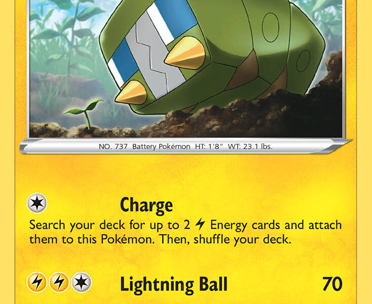 Charjabug Pokemon Kaart