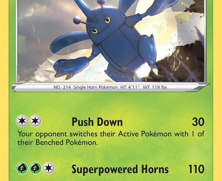 Heracross Pokemon Kaart