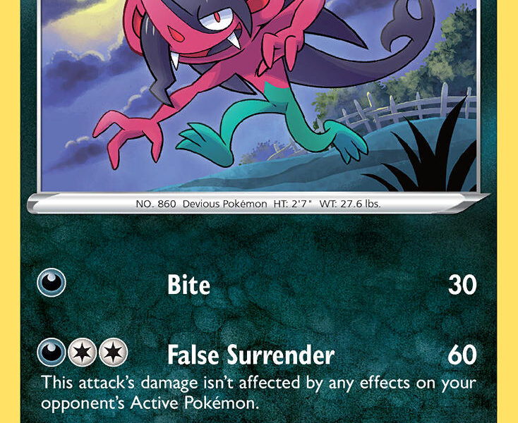 Morgrem Pokemon Kaart