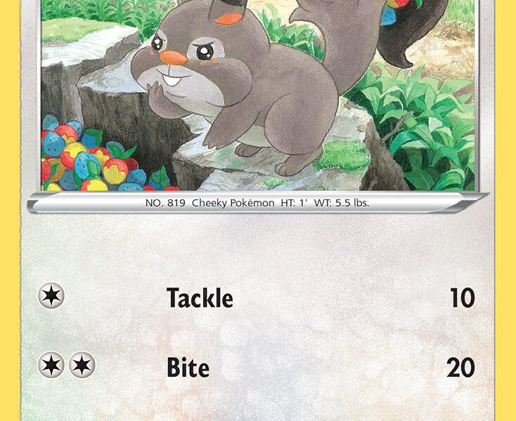 Skwovet Pokemon Kaart