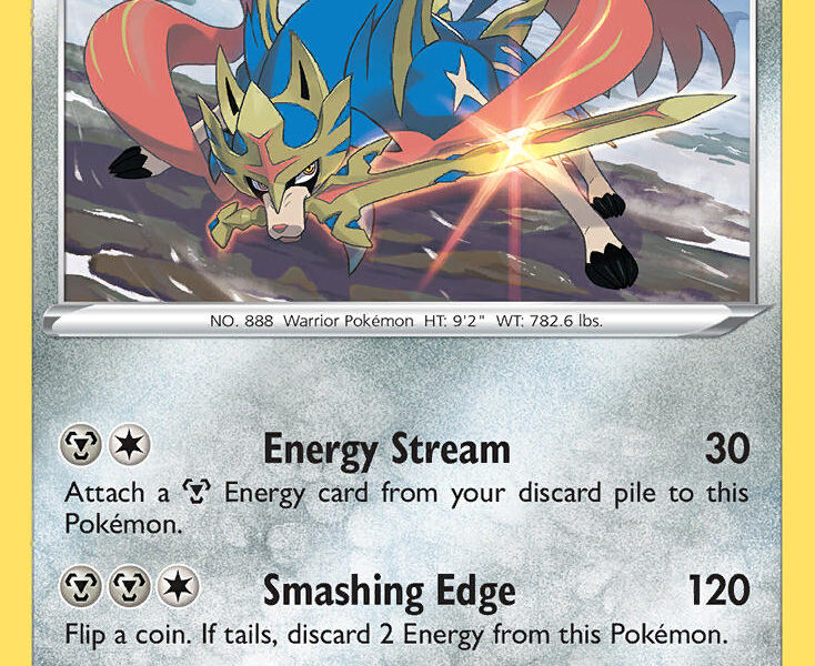 Zacian Pokemon Kaart