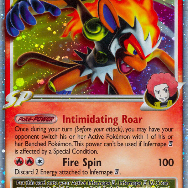 Infernape E4 LV.X Pokemon Kaart