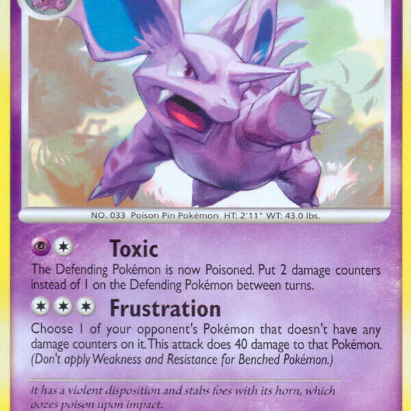 Nidorino Pokemon Kaart