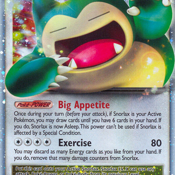 Snorlax LV.X Pokemon Kaart