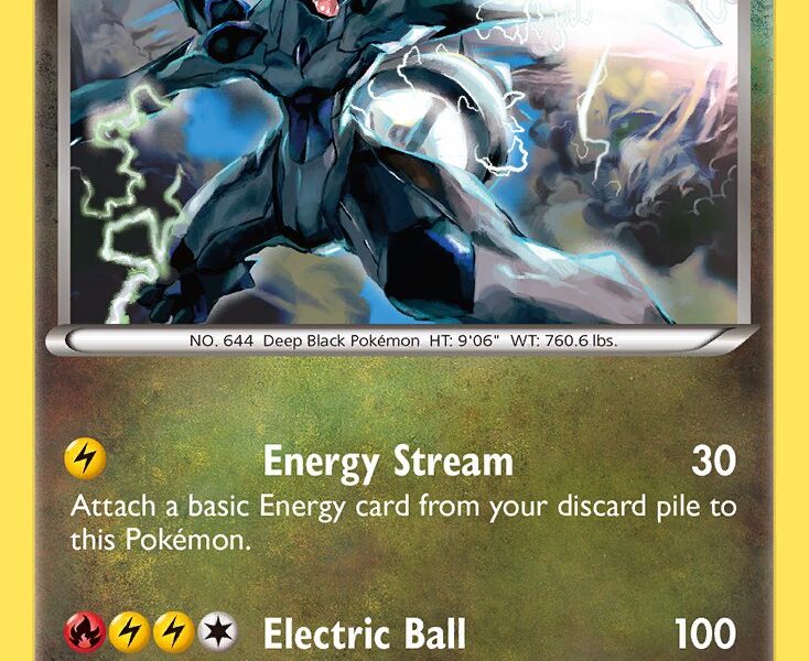 Zekrom Pokemon Kaart