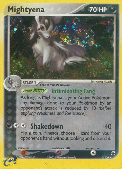 Mightyena Pokemon Kaart