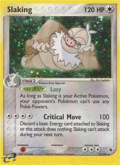 Slaking Pokemon Kaart