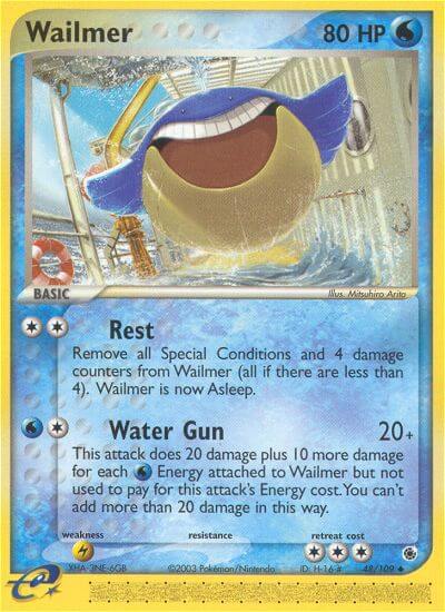 Wailmer Pokemon Kaart