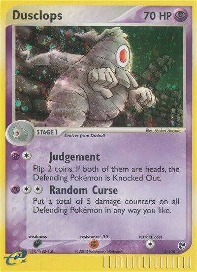 Dusclops Pokemon Kaart
