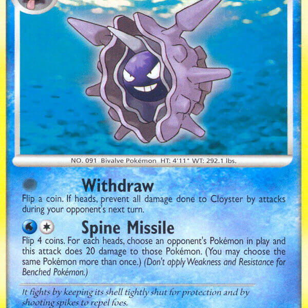 Cloyster Pokemon Kaart