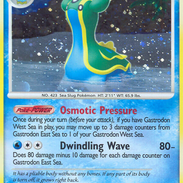 Gastrodon East Sea Pokemon Kaart