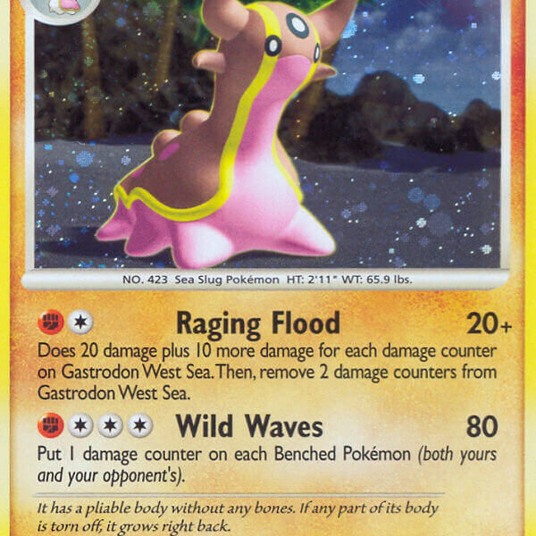 Gastrodon West Sea Pokemon Kaart