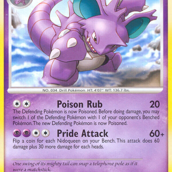 Nidoking Pokemon Kaart