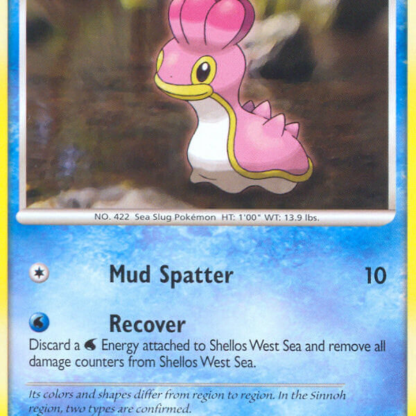 Shellos West Sea Pokemon Kaart