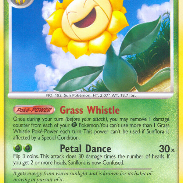 Sunflora Pokemon Kaart